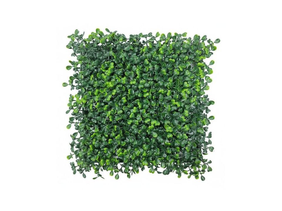 Artificial Grass Wall Panels Set UV Resistant Greenery for Indoor Outdoor Decor