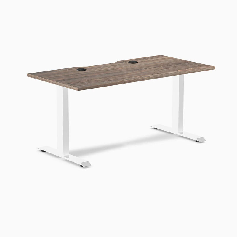 Desky Zero Scalloped Laminate Office Desk image number 0