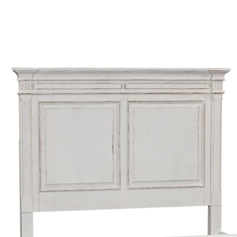 Liberty Furniture Abbey Park Queen Panel Headboard in Antique White image number 4