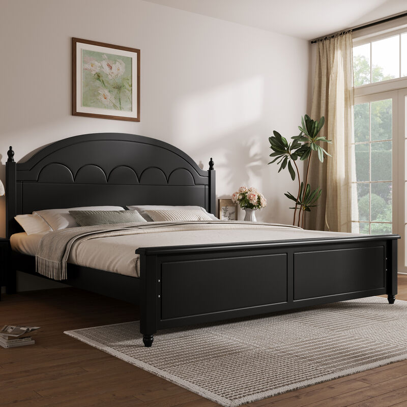 Upholstered Platform Bed image number 3