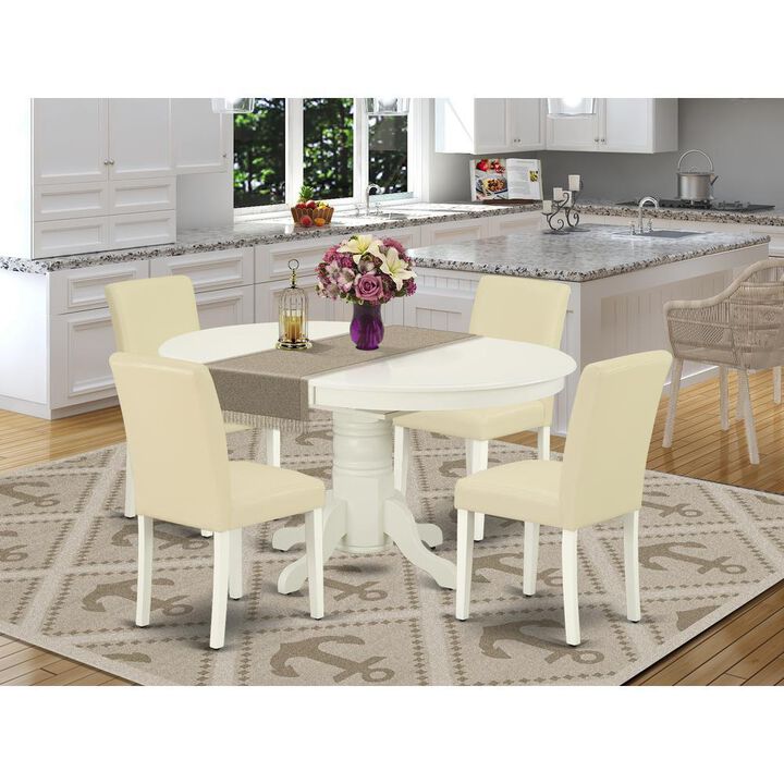 Dining Room Set Linen White