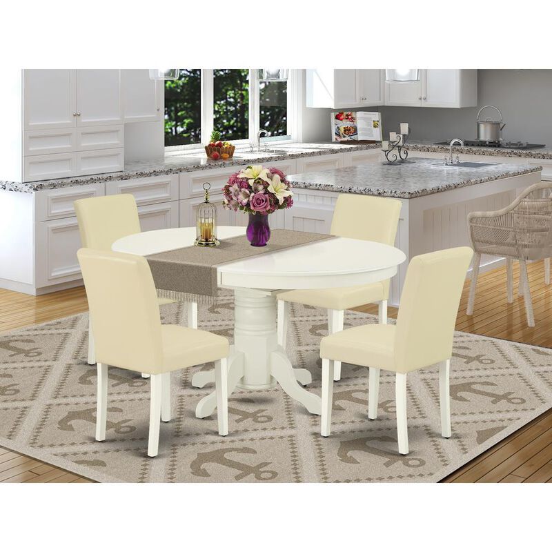 Dining Room Set Linen White