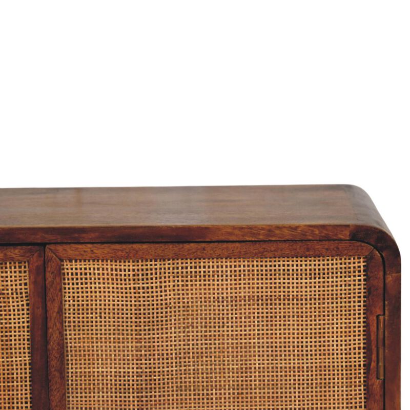 Larissa 2 Door Chestnut Cabinet image number 4