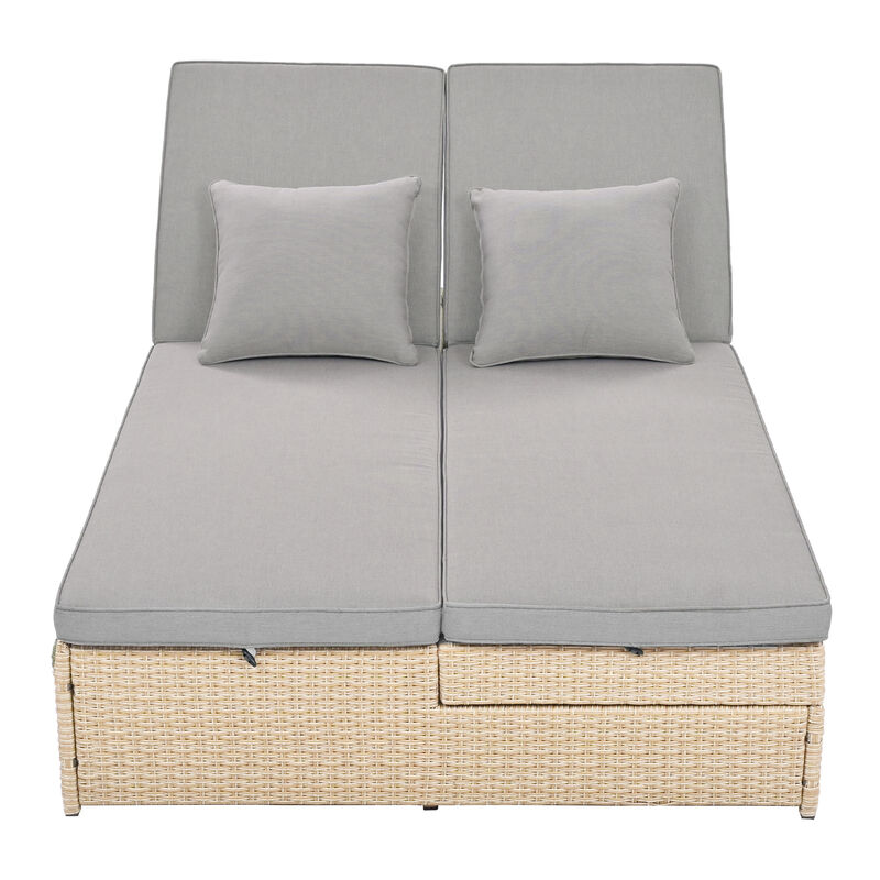 Merax Outdoor Double Sunbed Conversational Set image number 0