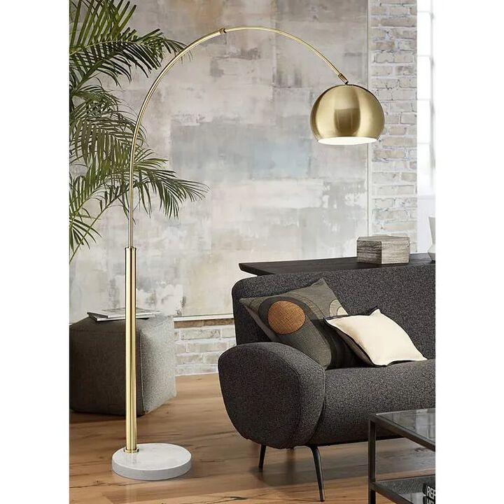 Gold Arc Floor Lamp