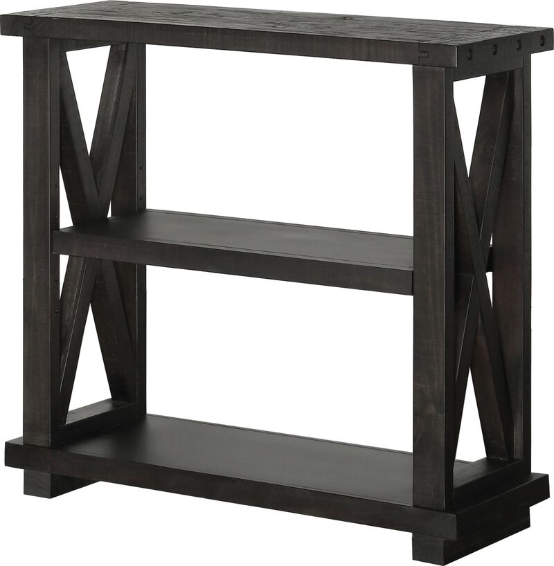 Yosemite Solid Wood 36x39 inch Bookshelf in Cafe