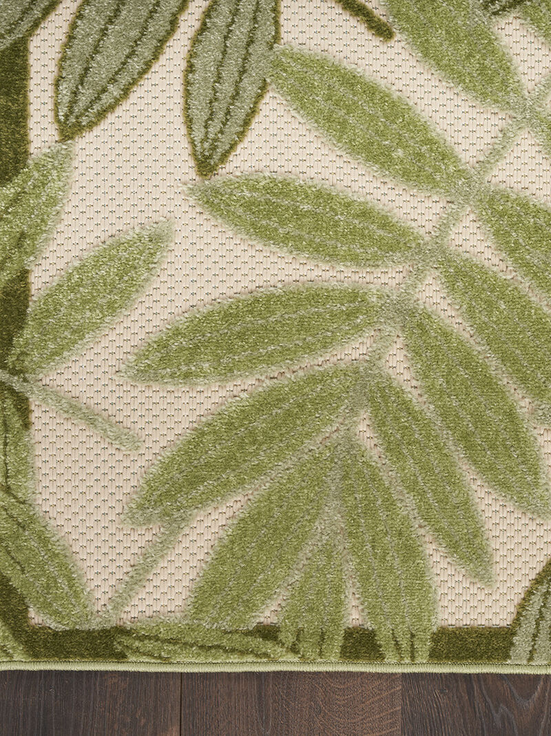 Aloha ALH18 Ivory/Green 10' x 14' Rug