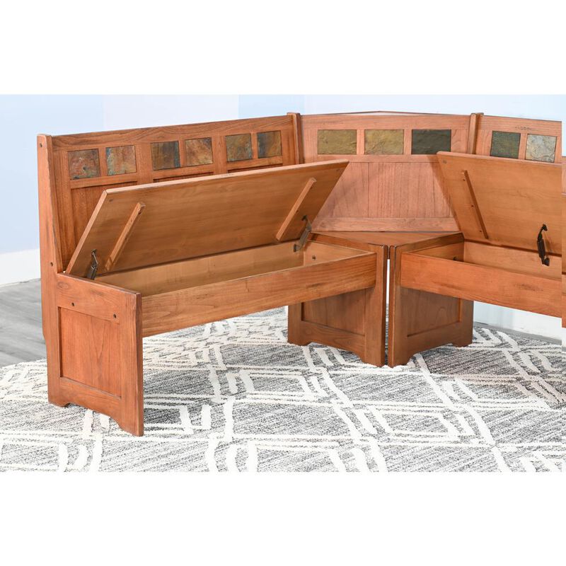 Sunny Designs Sedona Breakfast Nook Set with Side Bench