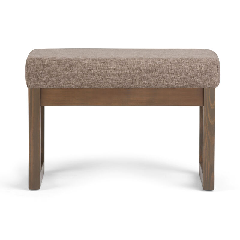 Simpli Home Milltown Footstool Small Ottoman Bench image number 1
