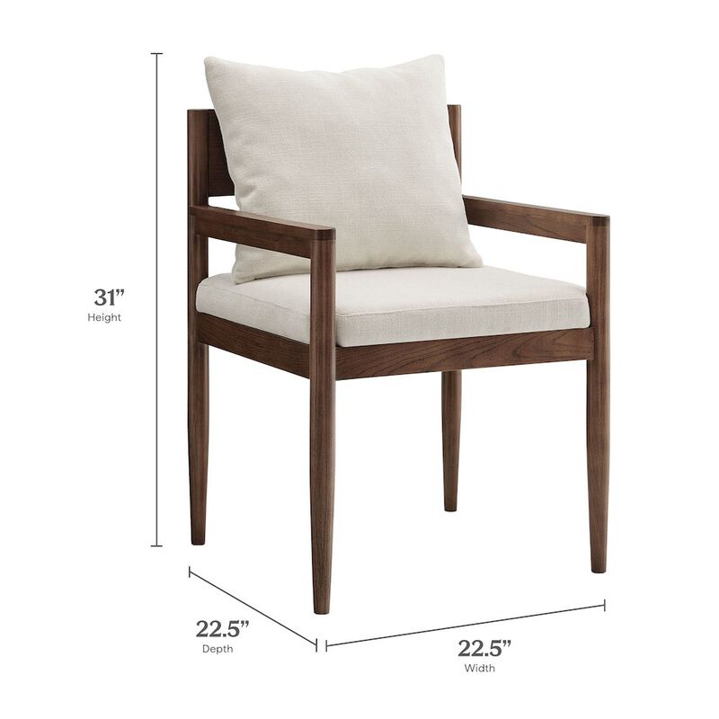 Remington Wood Dining Armchair image number 2