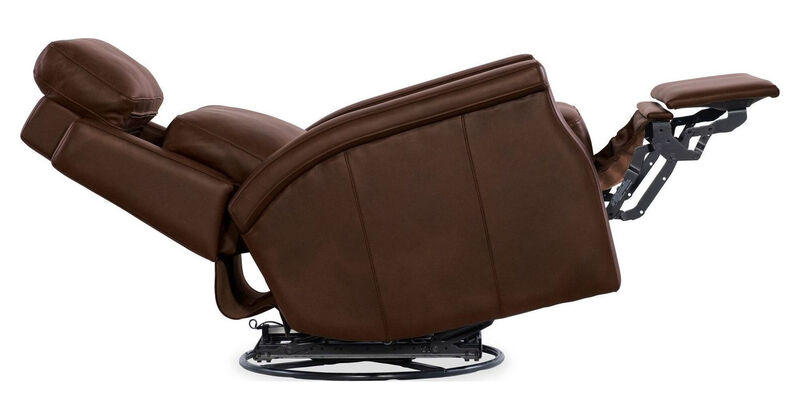 Kaufman Swivel Power Recliner with Pop-Up Headrest image number 3