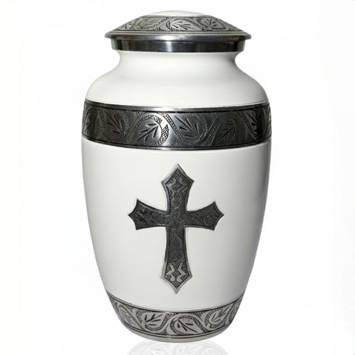 Memorial Urns accents cross