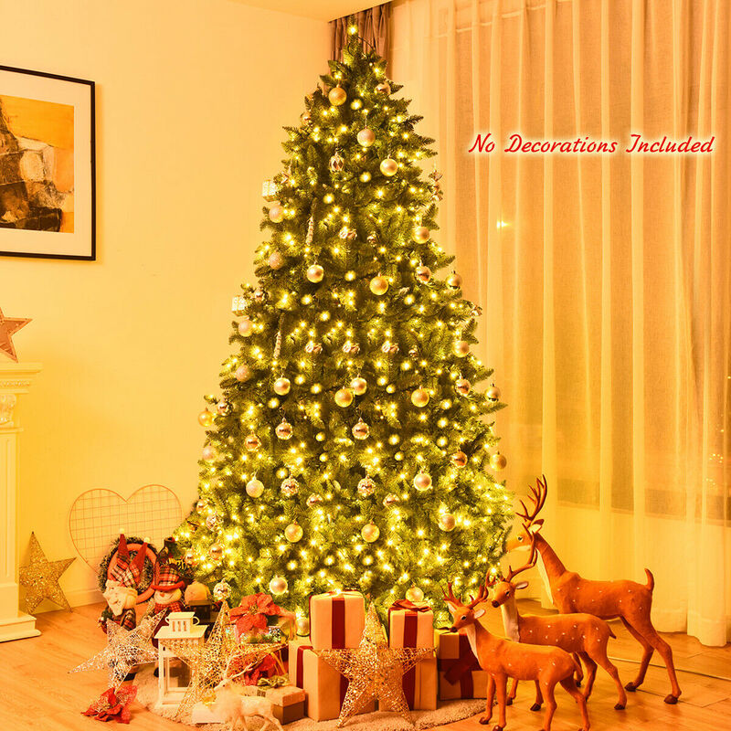 Artificial Fir Christmas Tree with Pre-Installed LED Lights, Lifelike Design image number 6