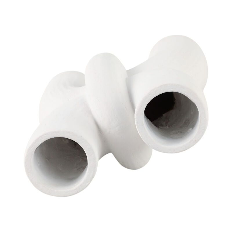 Modern X Shape Terracotta Vase image number 5