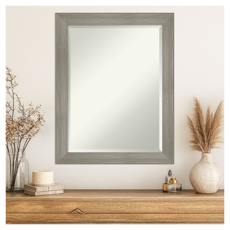 Grand Narrow Beveled Framed Wall Mirror image number 5