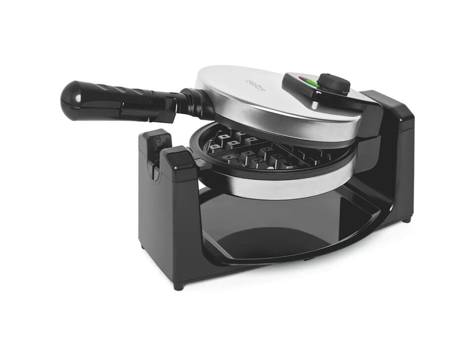 Salton WM1082 Rotary Waffle Maker Stainless Steel And Black