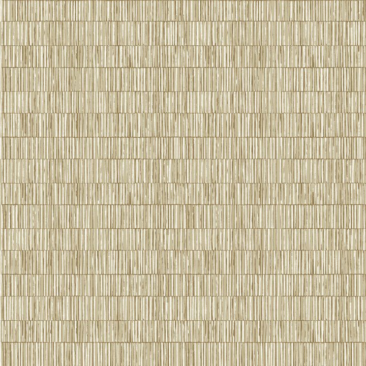 Zen Bamboo Screen Bronze Brown Wallpaper DWP0362-02