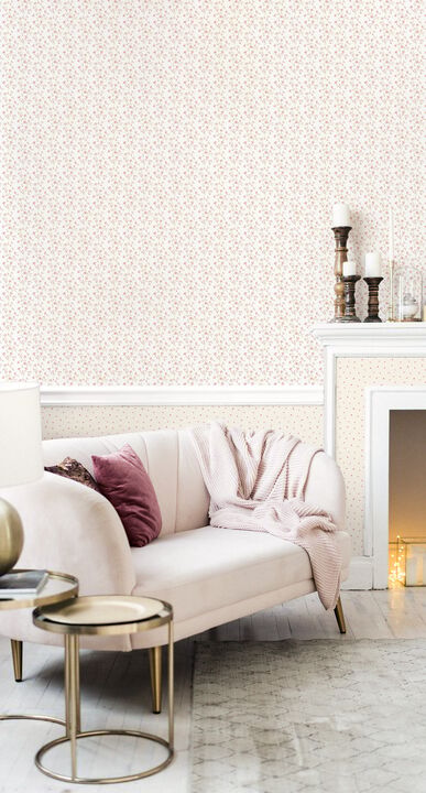 Miniatures 3 Blossom Branch Pink Wallpaper G68700