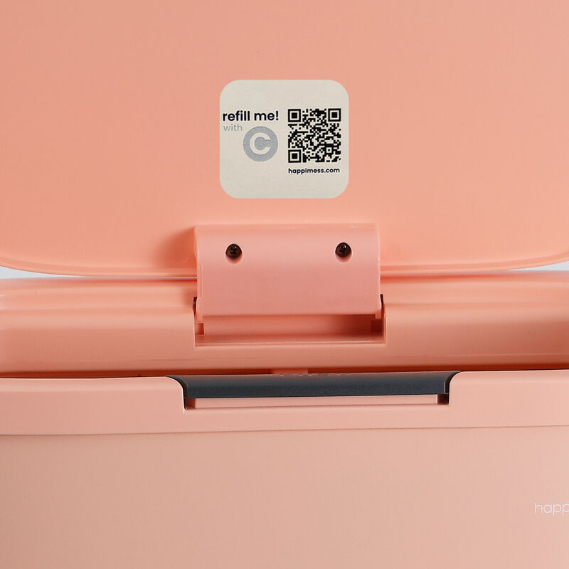 Tammi Kitchen 14.5-Gallon Slim Metal Push Button Trash Can