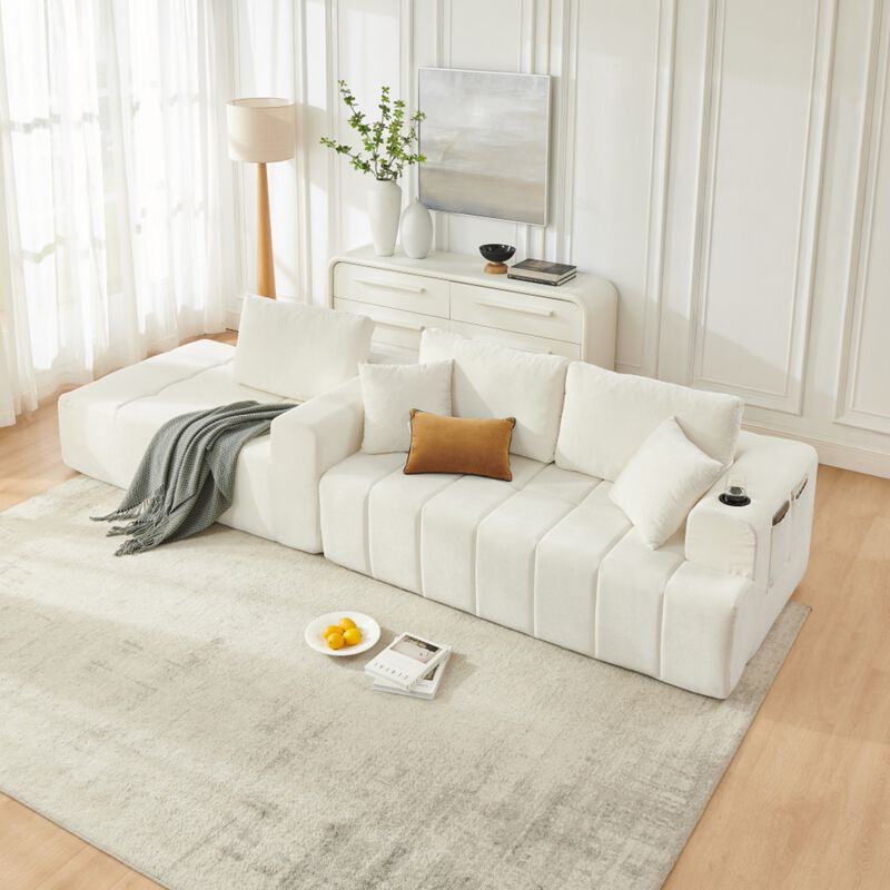 Jigipt L-Shaped Sectional Sofa image number 3