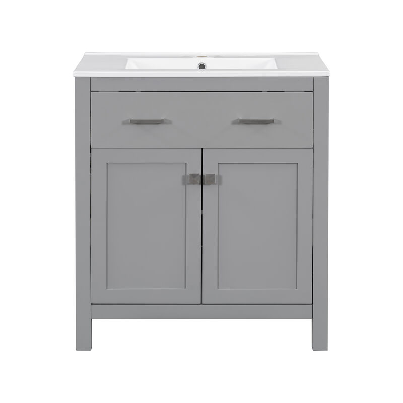 Merax  Modern Double Bathroom Vanity Set