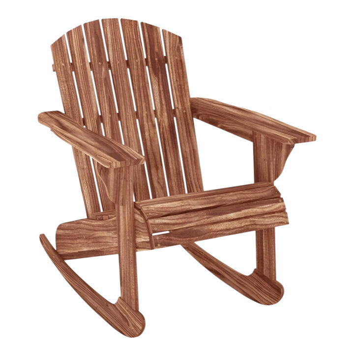 Classic Wooden Rocking Chair for Outdoor Spaces – Durable Garden, Porch, or Deck Seating