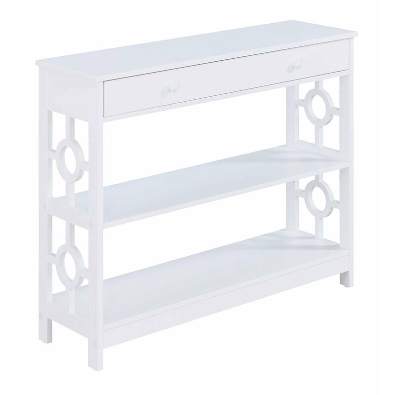 Convenience Concepts Ring 1 Drawer Console Table