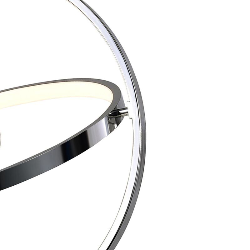 CWI Lighting Colette LED Chandelier With Chrome Finish