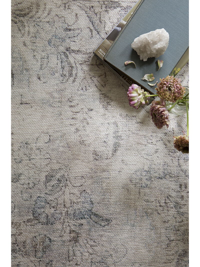Loren LQ04 Silver/Slate 3'6" x 5'6" Rug