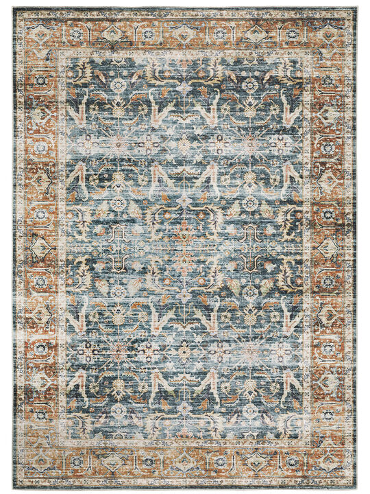 Charleston 3'6" x 5'6" Blue Rug