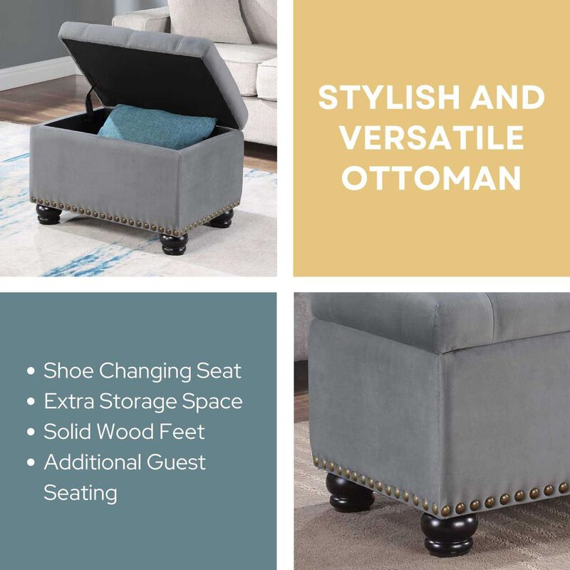 Convience Concept, Inc. 5th Avenue Storage Ottoman
