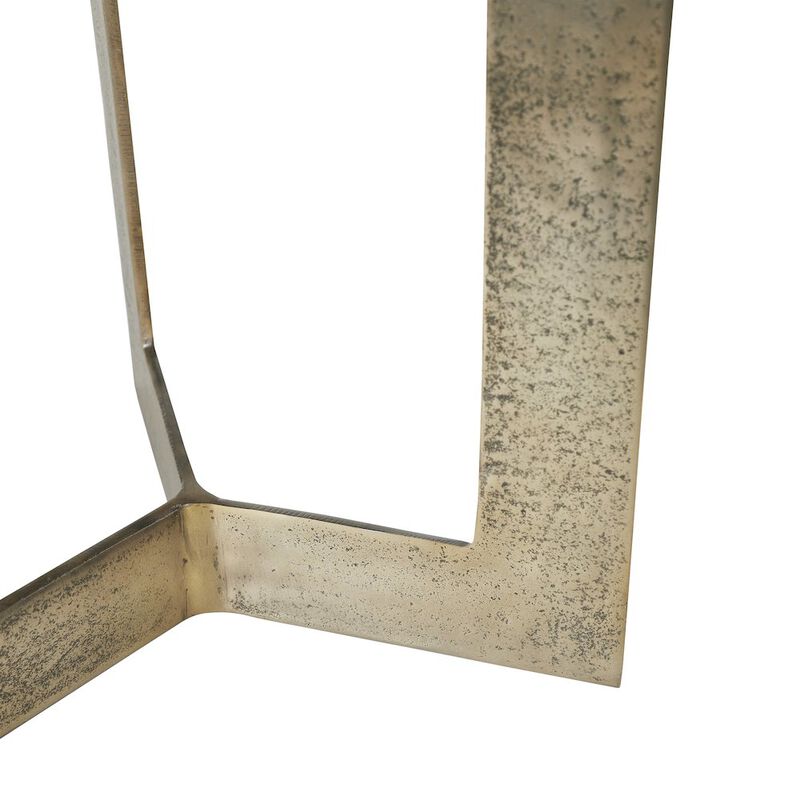 Renwil Hera Side Table In Yellow Color