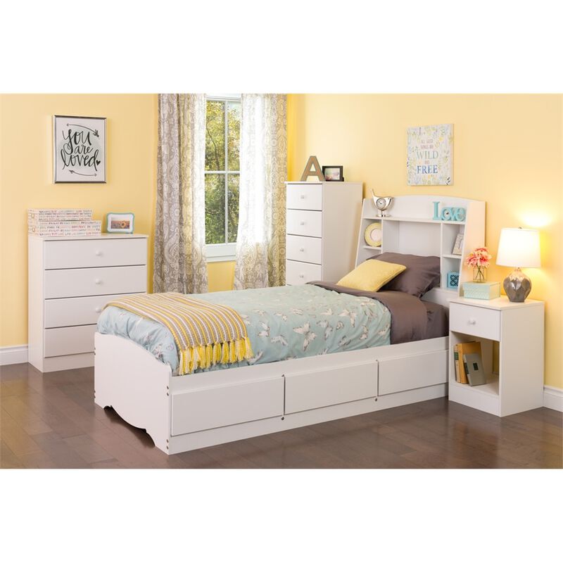 Prepac Astrid 6-Drawer Dresser, White