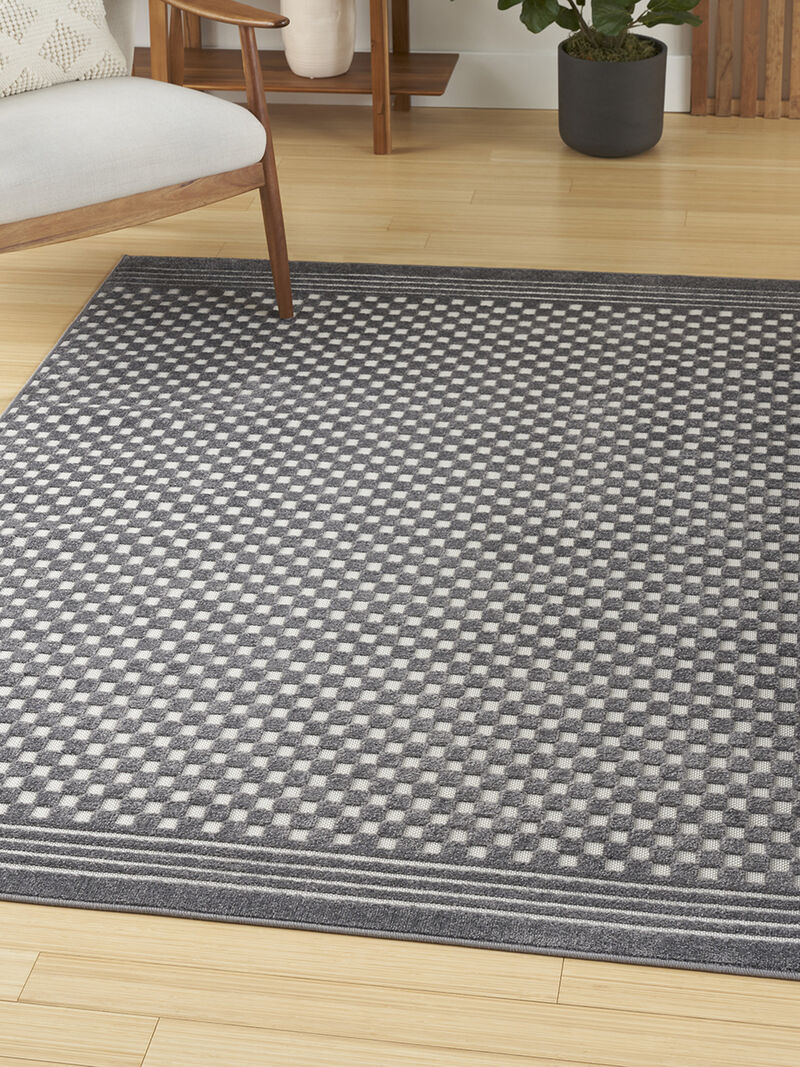 Care Free CAF02 Gray 6'7" x 9'2" Rug