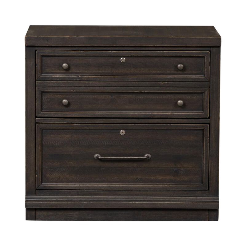 Liberty Furniture Harvest Home Bunching Lateral File Cabinet in Chalkboard image number 3
