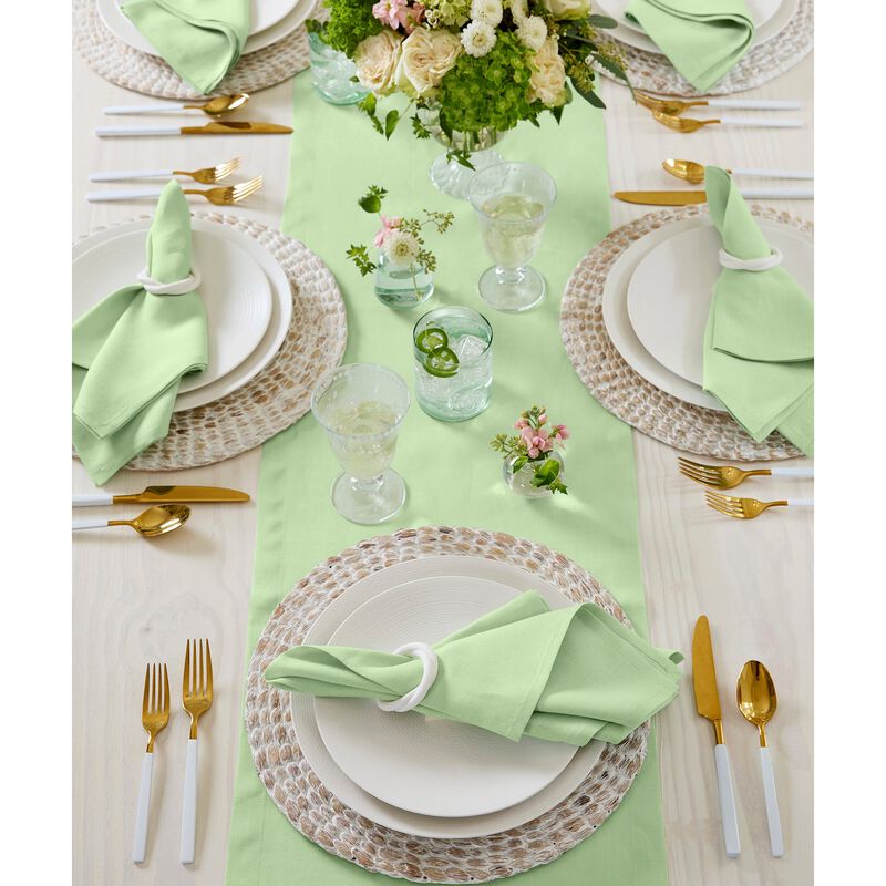 Solino Home 100% Pure Linen Table Runner - Fete