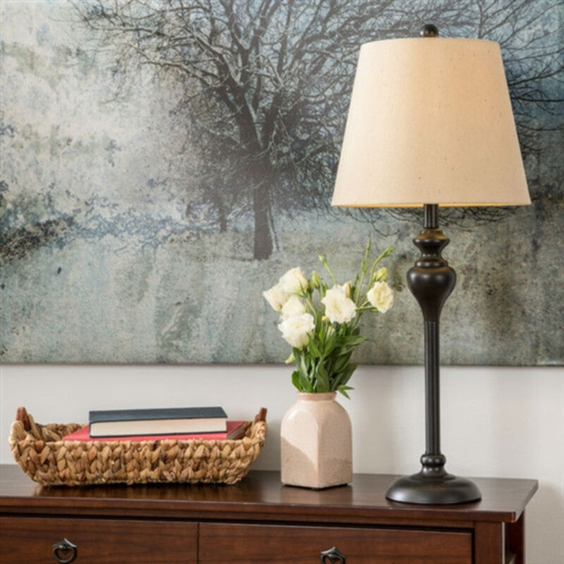 Classic 3-Piece Lamp Collection – Floor & Desk Lamps with Soft Light Drum Shades