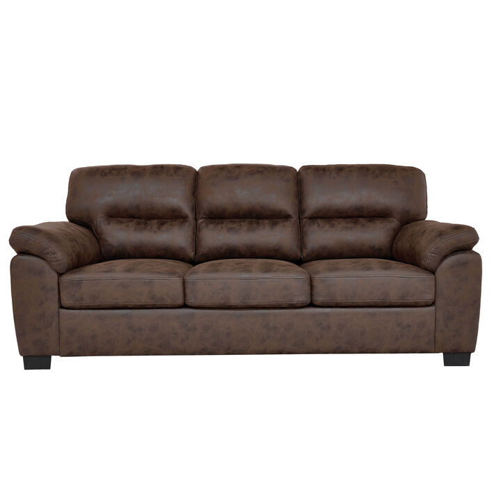 Domord Modern 81" Foil Fabric Sofa