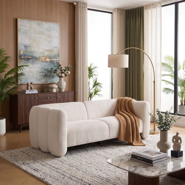 Deglom  curved design 3-seater Sofa