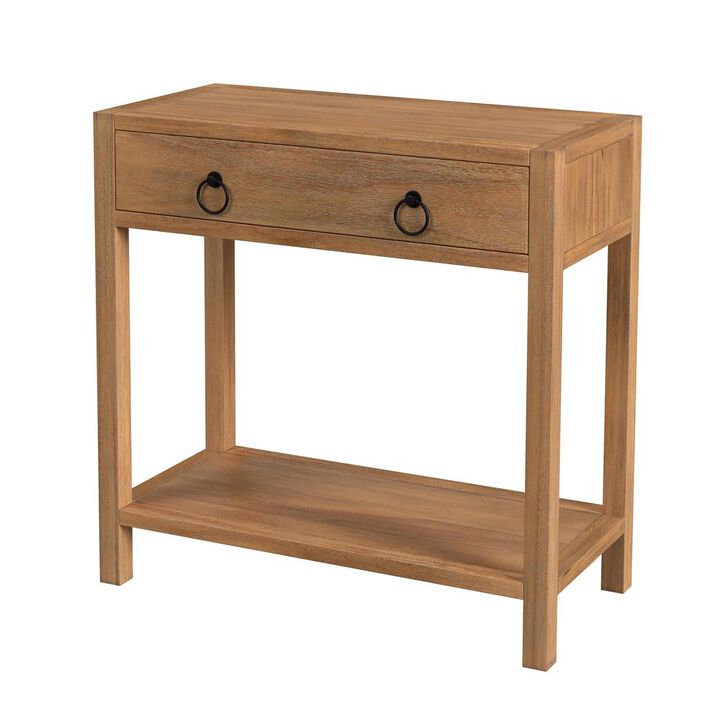 Butler Specialty Lark 30 Wood 1-Drawer Nightstand, Light Brown