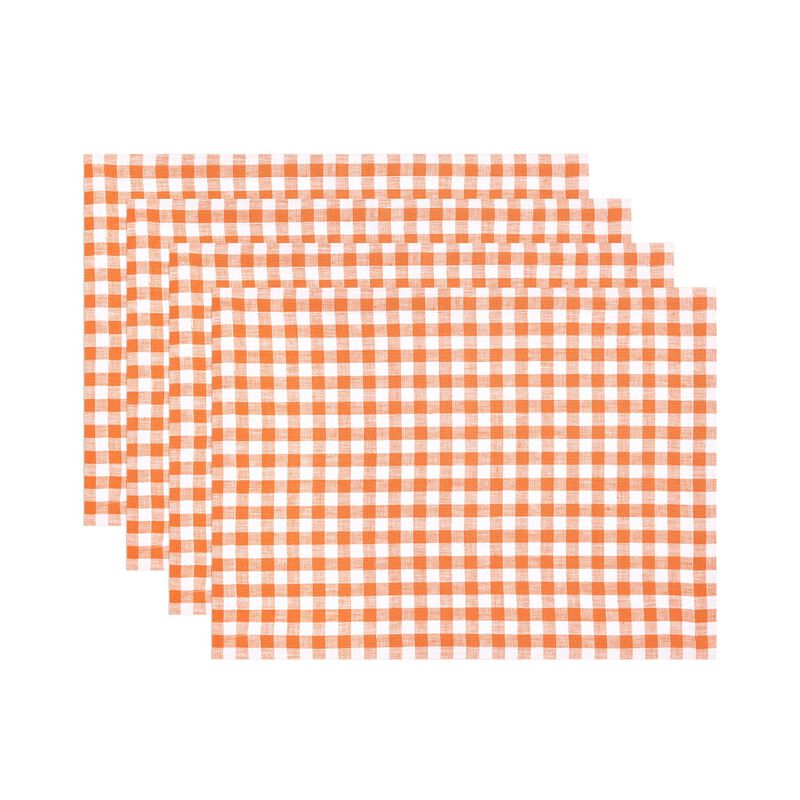Linen Placemats - Gingham Check image number 0