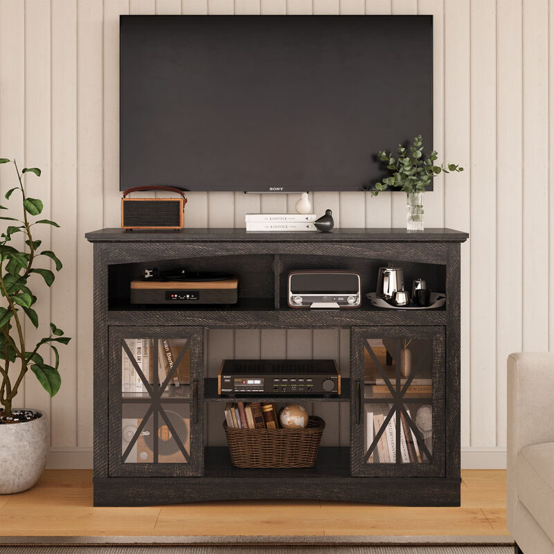 Wuxmib 50-59 inches Farmhouse TV Stand image number 1