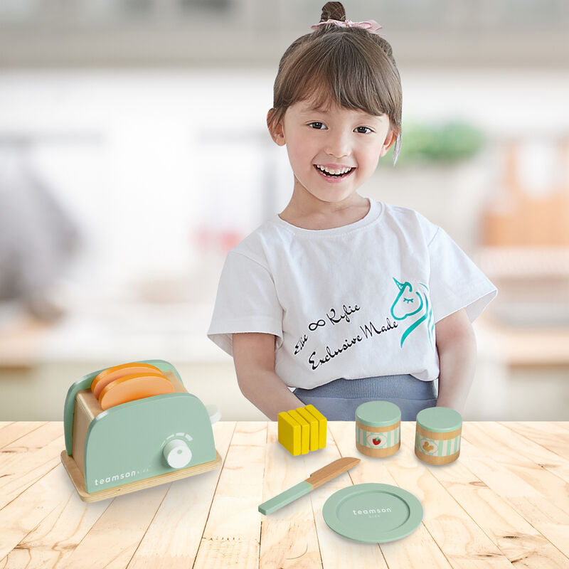 Little Chef Frankfurt Toaster Play Kitchen Accessories, Green image number 6