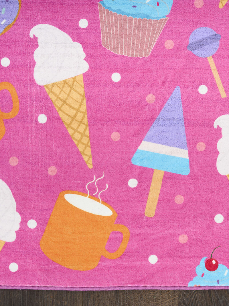 Imagination IMA19 Pink/Multicolor 5' x 7' Rug
