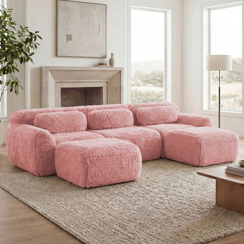 Ciltur U-shaped Boneless Sectional Sofa image number 2