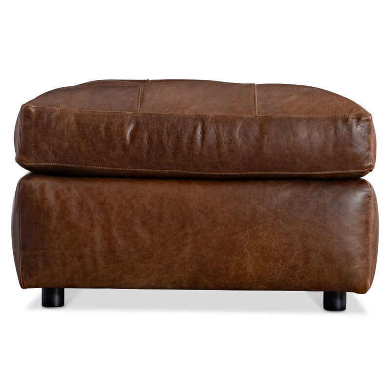 Nest Leather Ottoman image number 3