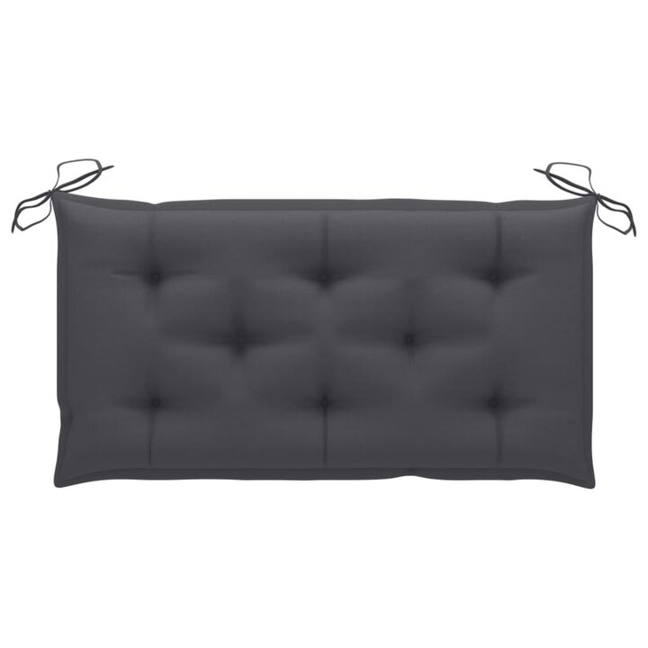 vidaXL Garden Bench Cushion Anthracite 39.4"x19.7"x2.8" Fabric