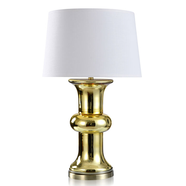 Gold Glass Lamp