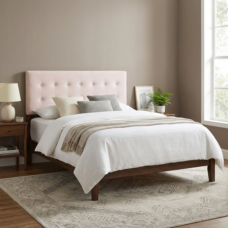 Biscuit Tufted Queen Headboard in Performance Velvet with Plush Design image number 4