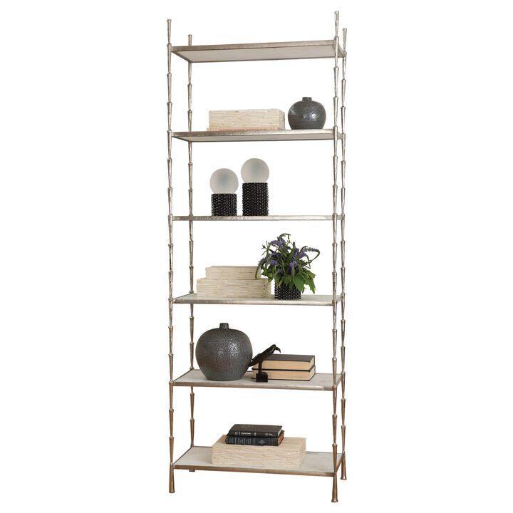 Spike Etagere- Silver